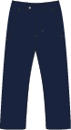 Pantalon Straight Fit | Navy