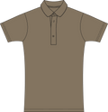 Buttoned Polo | TaupeNew