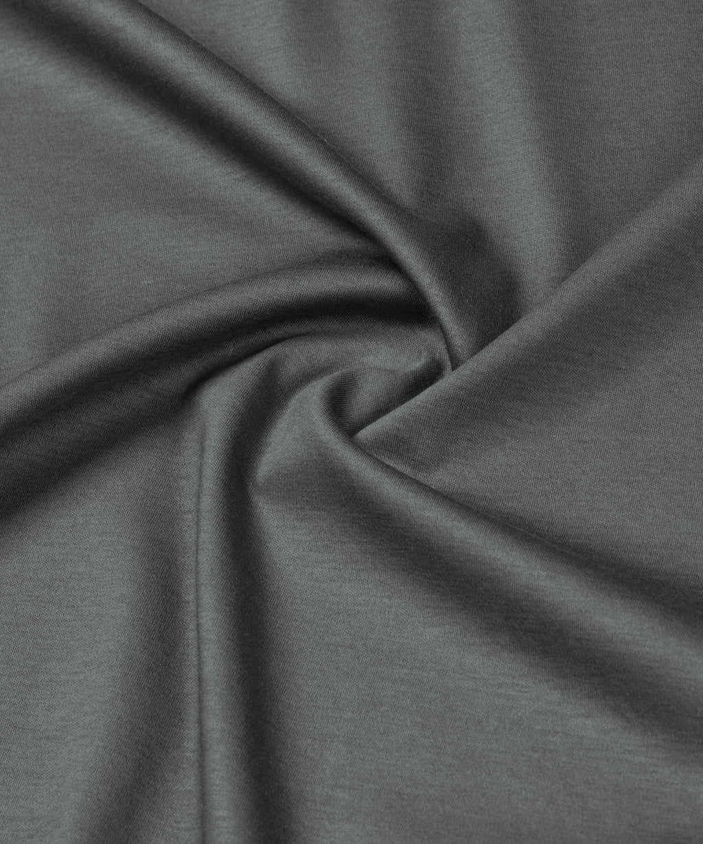 Buttoned Longsleeve Polo | Slate Grey