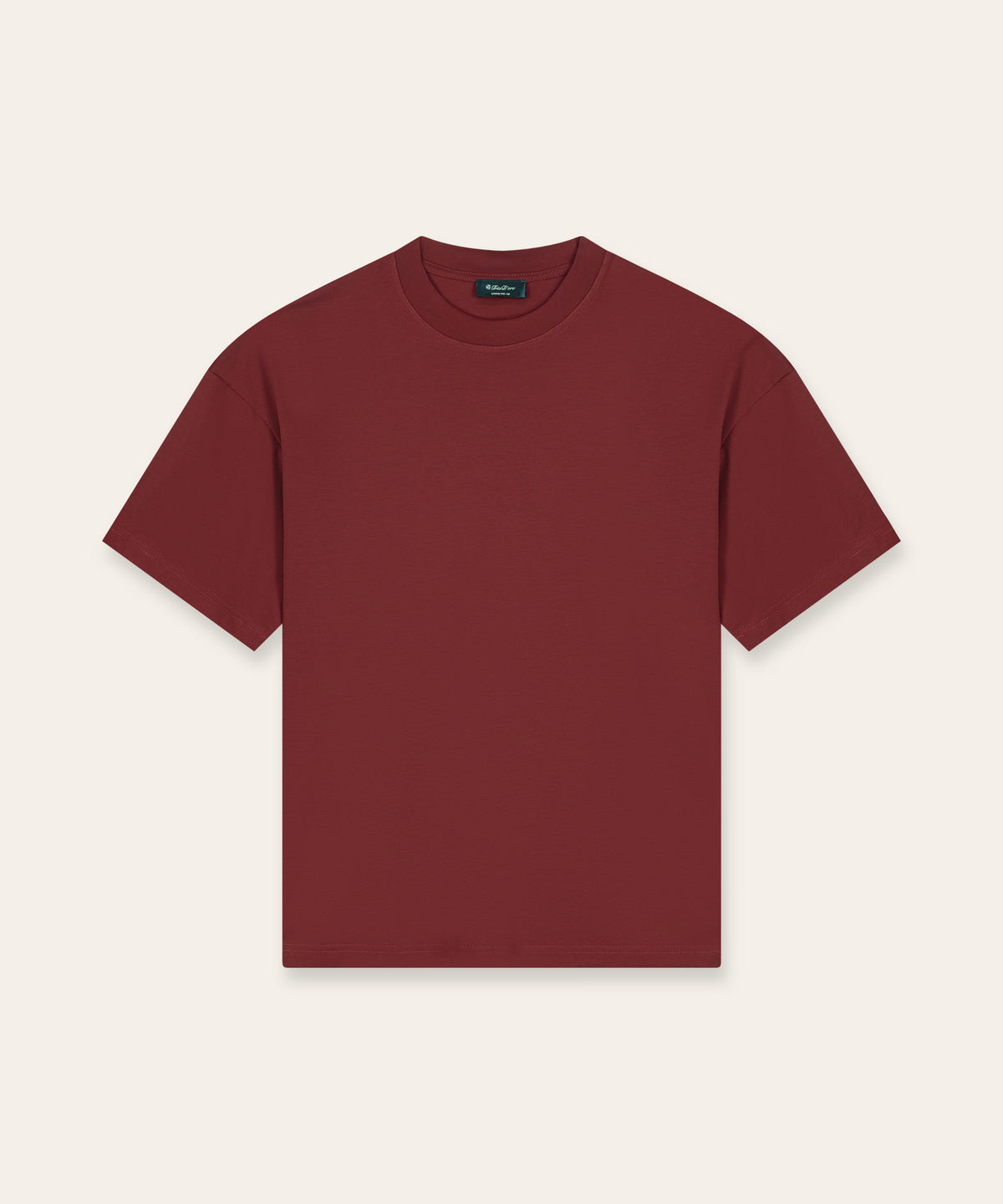 Loose Fit T-Shirt | Bordeaux Red