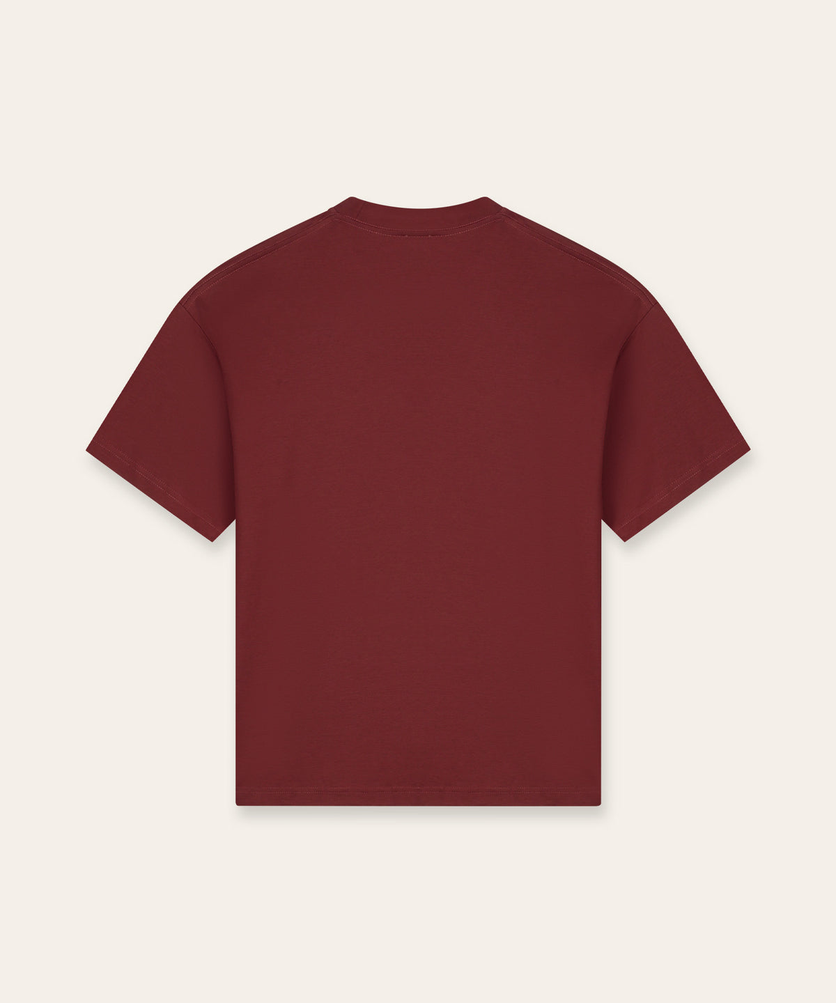 Loose Fit T-Shirt | Bordeaux Red
