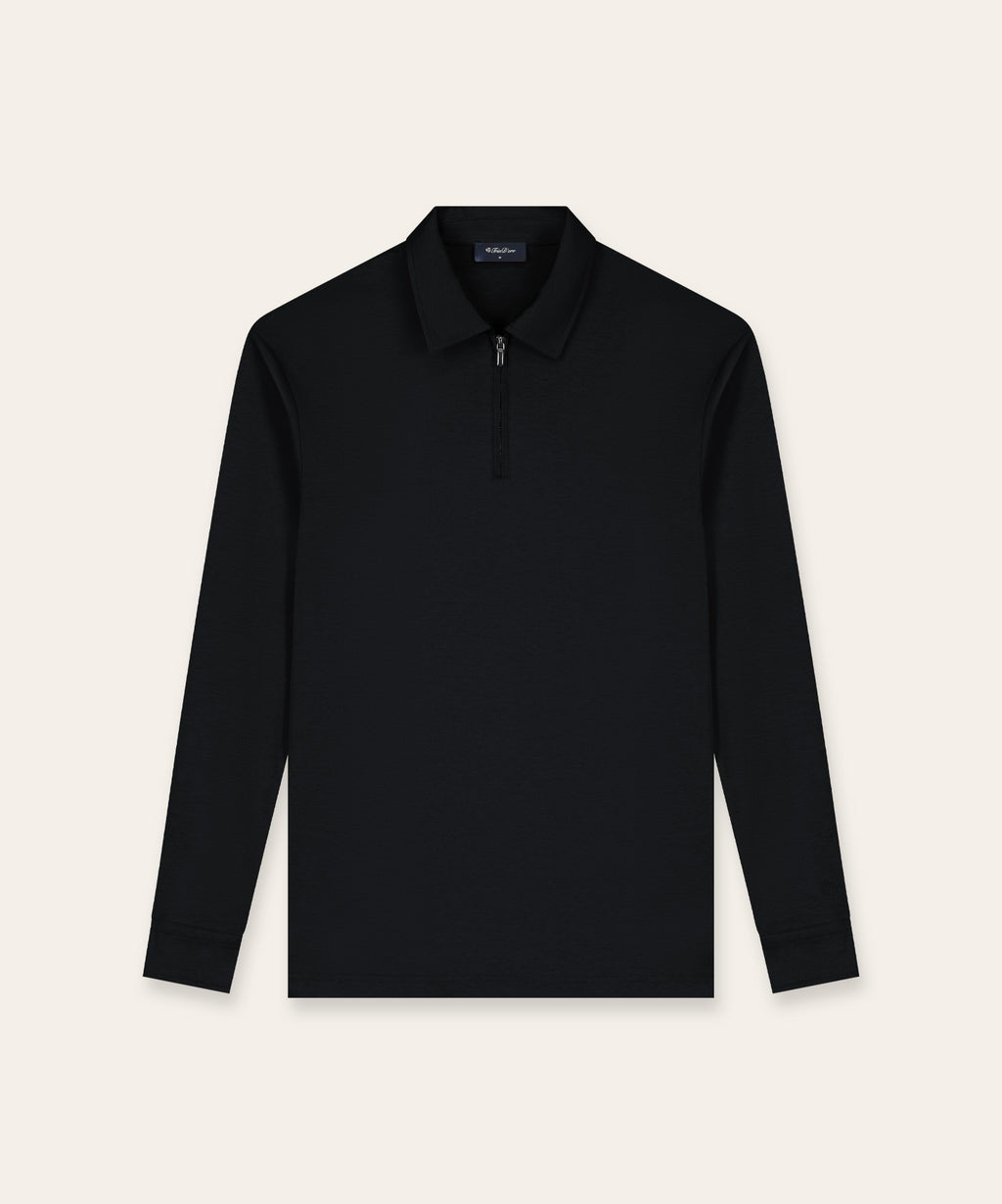 Polo Longsleeve | Black