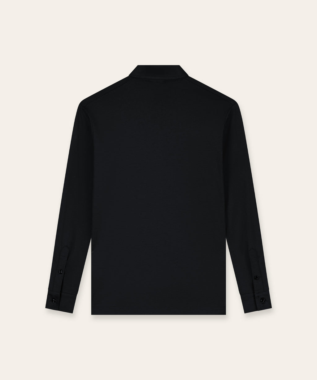 Polo Longsleeve | Black