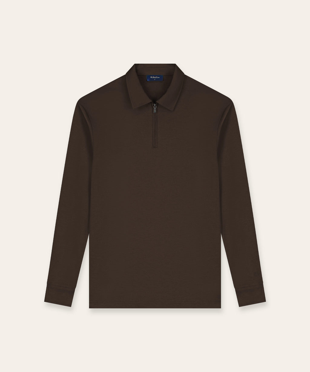 Polo Longsleeve | Brown