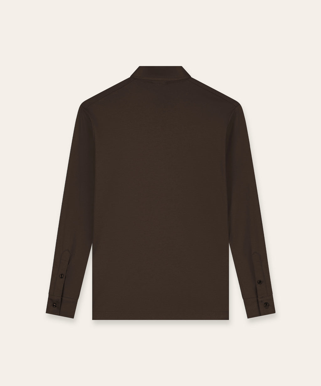 Polo Longsleeve | Brown