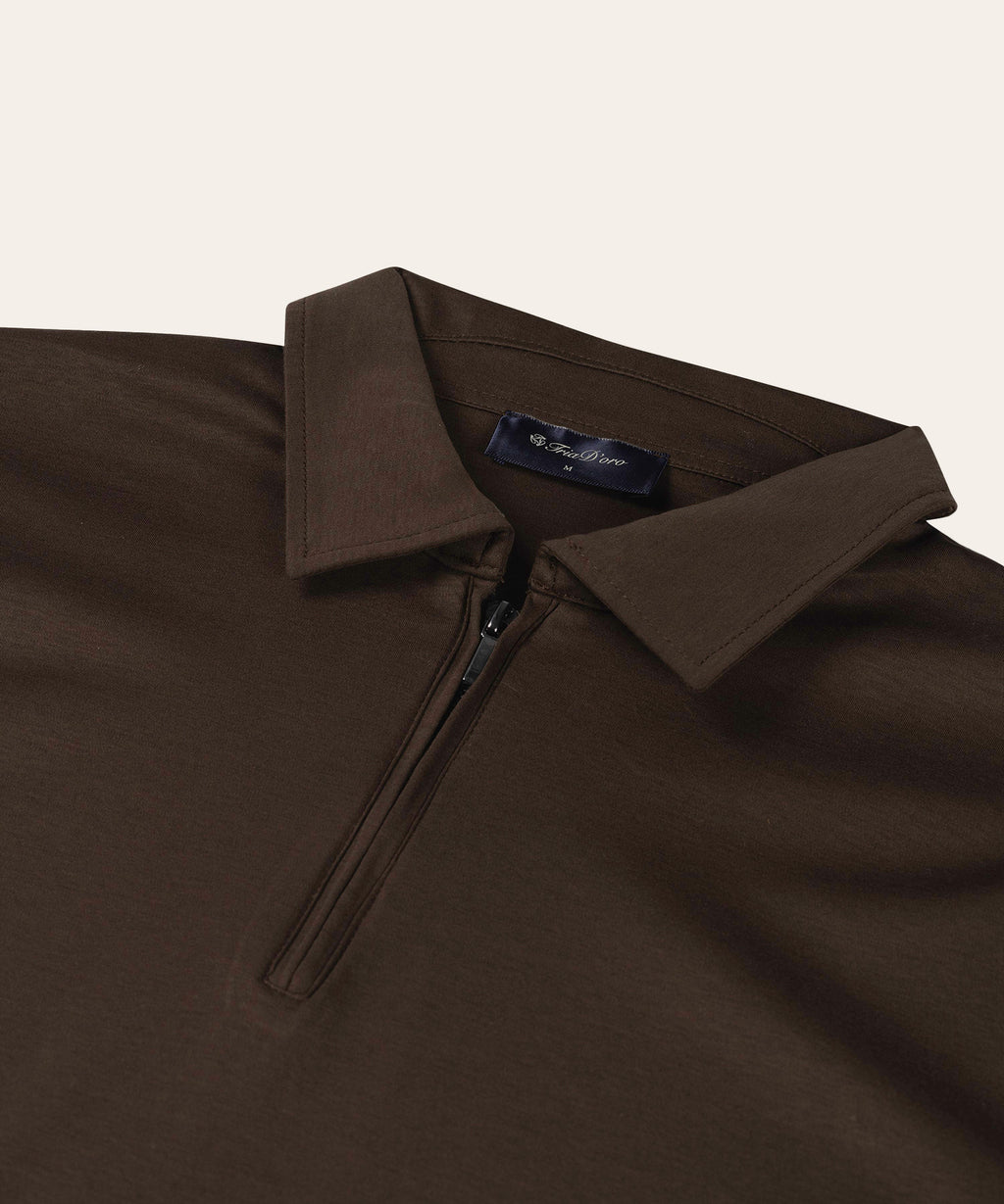 Polo Longsleeve | Brown