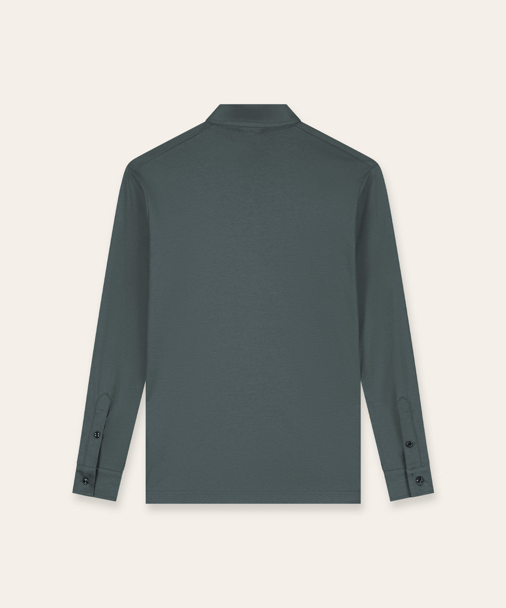Polo Longsleeve | Dark Grey