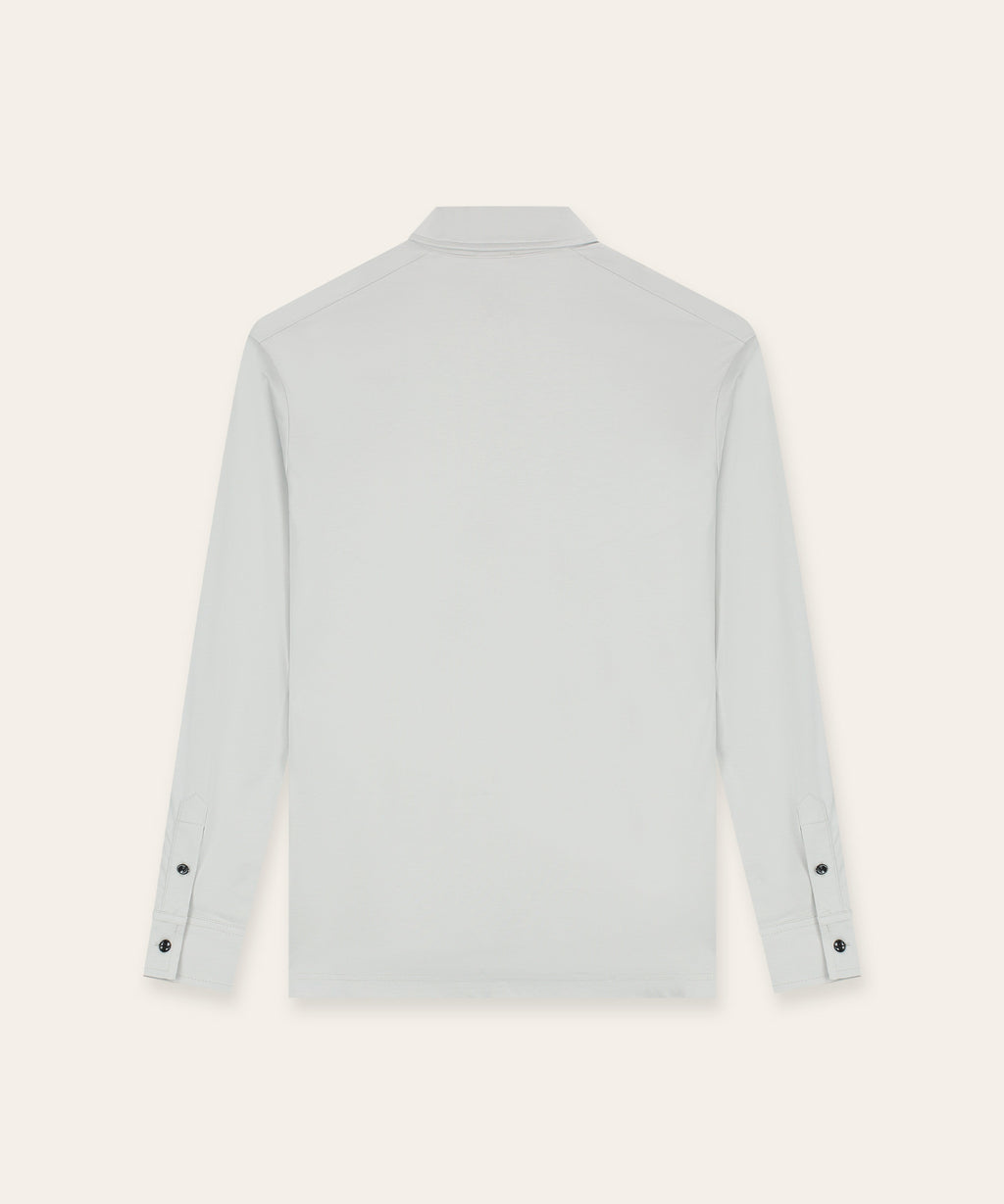 Polo Longsleeve | Light Grey