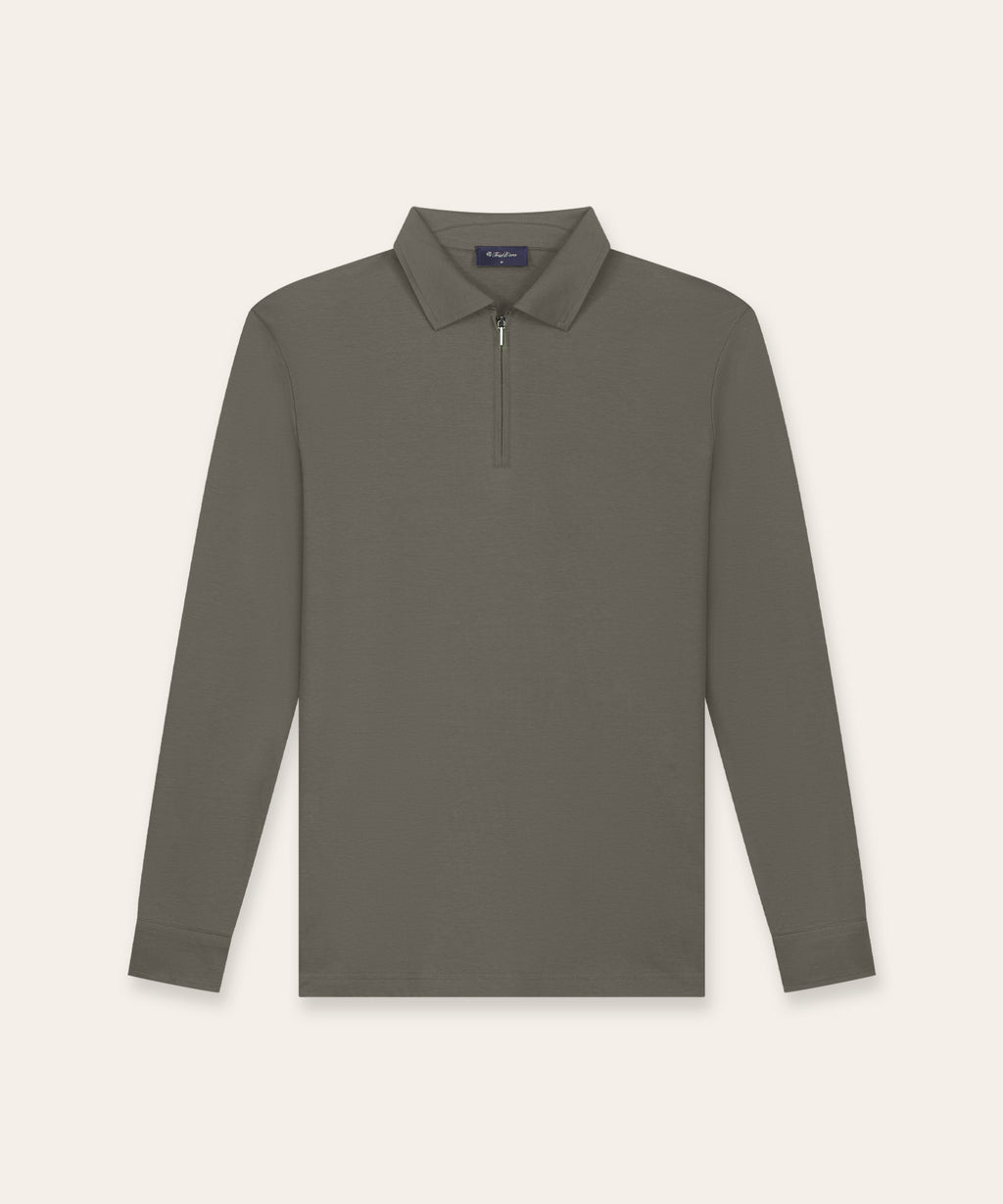 Polo Longsleeve | TaupeNew