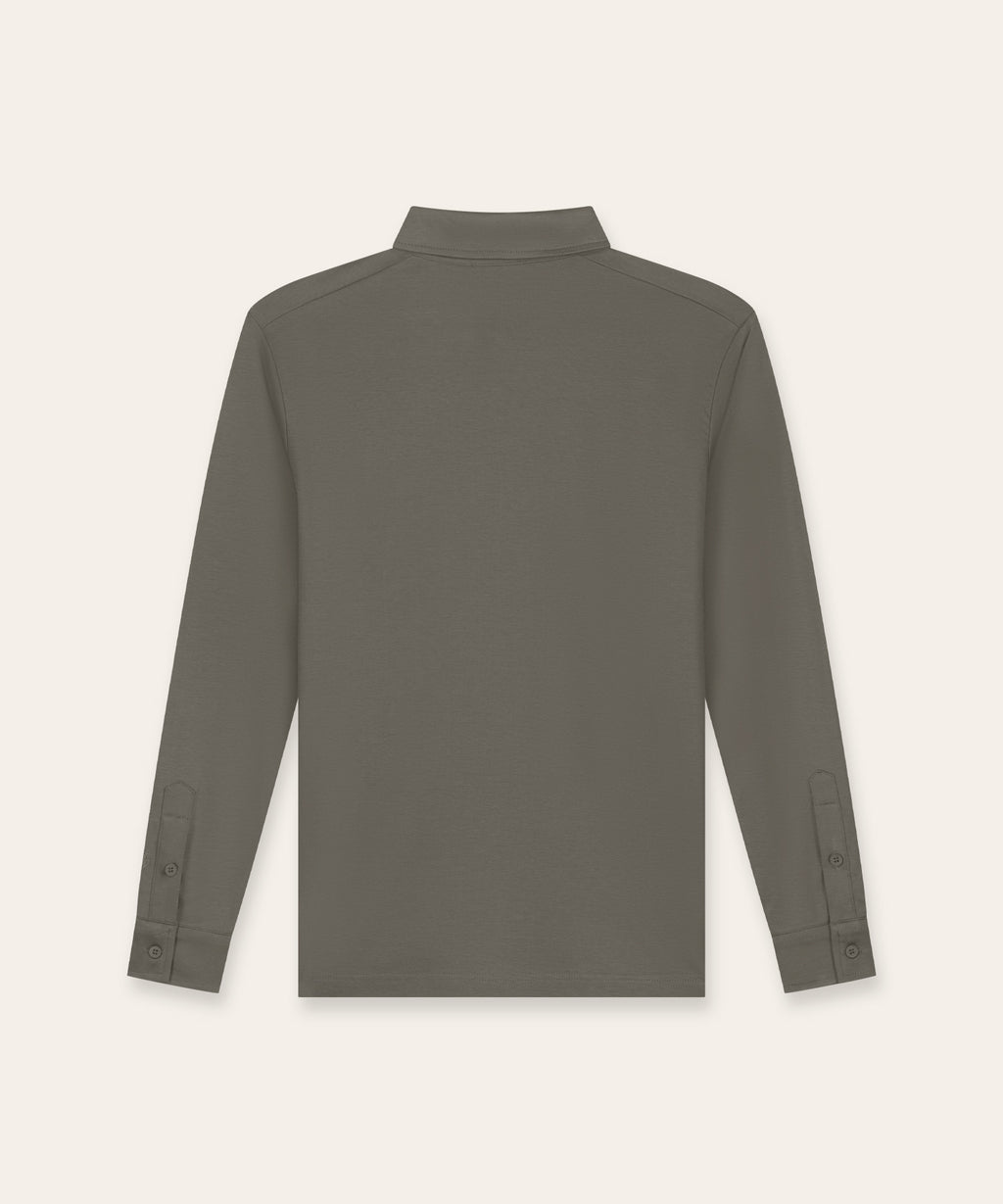 Polo Longsleeve | TaupeNew