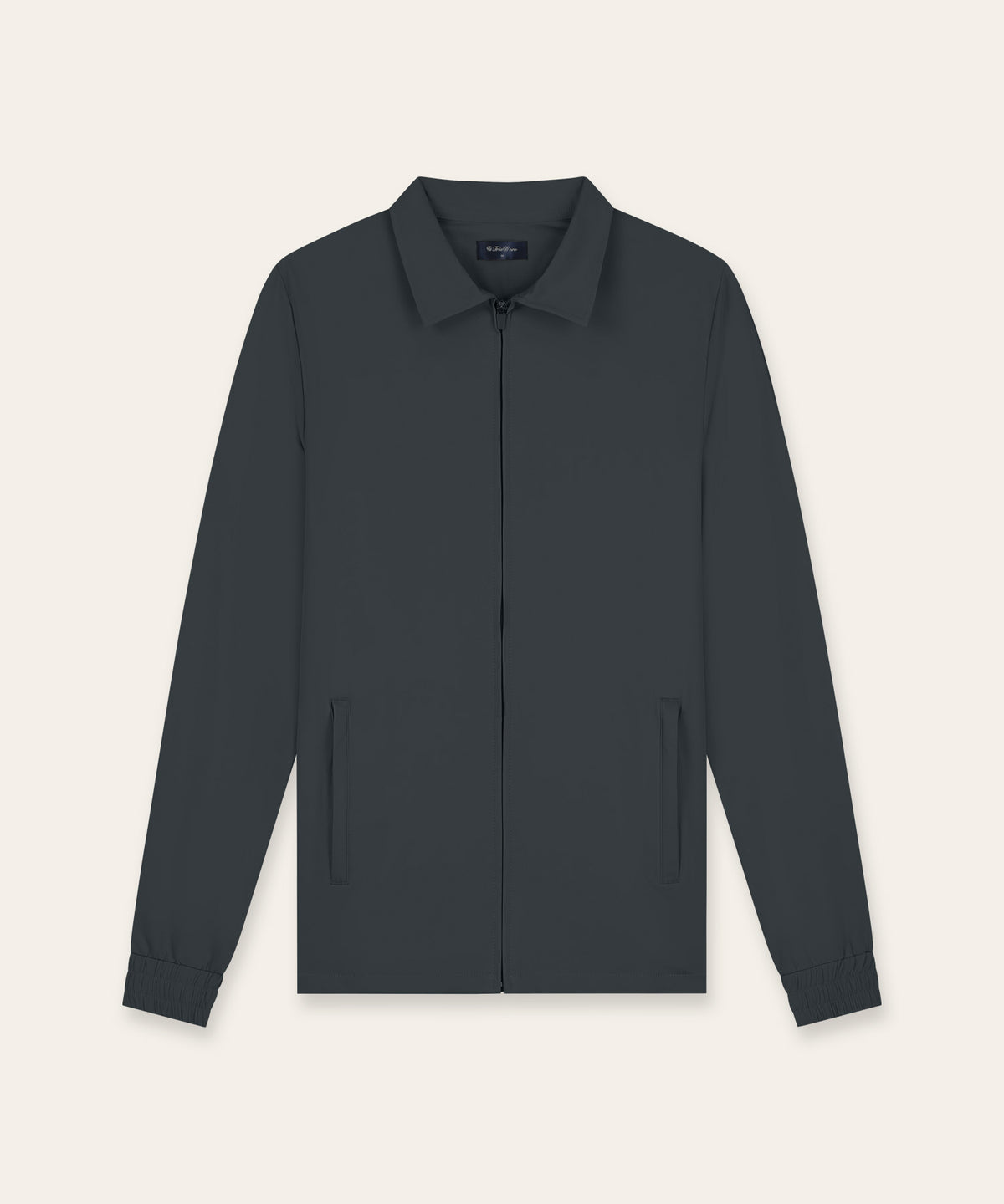 Tracksuit Jacket with Collar | Anthracite