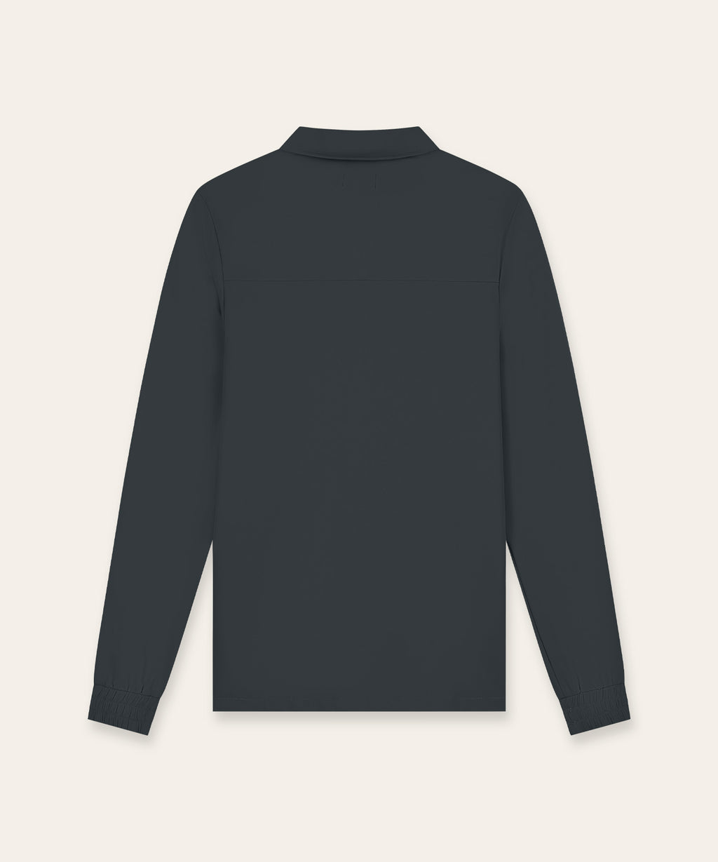 Tracksuit Jacket with Collar | Anthracite