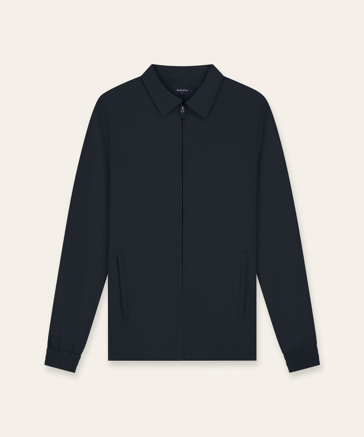 Tracksuit Jacket with Collar | Navy