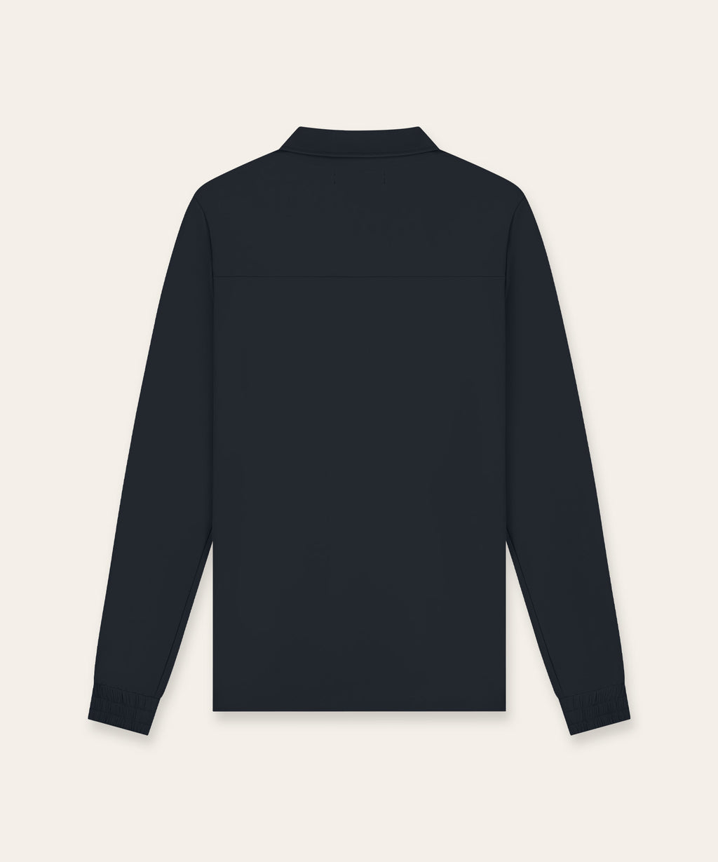 Tracksuit Jacket with Collar | Navy