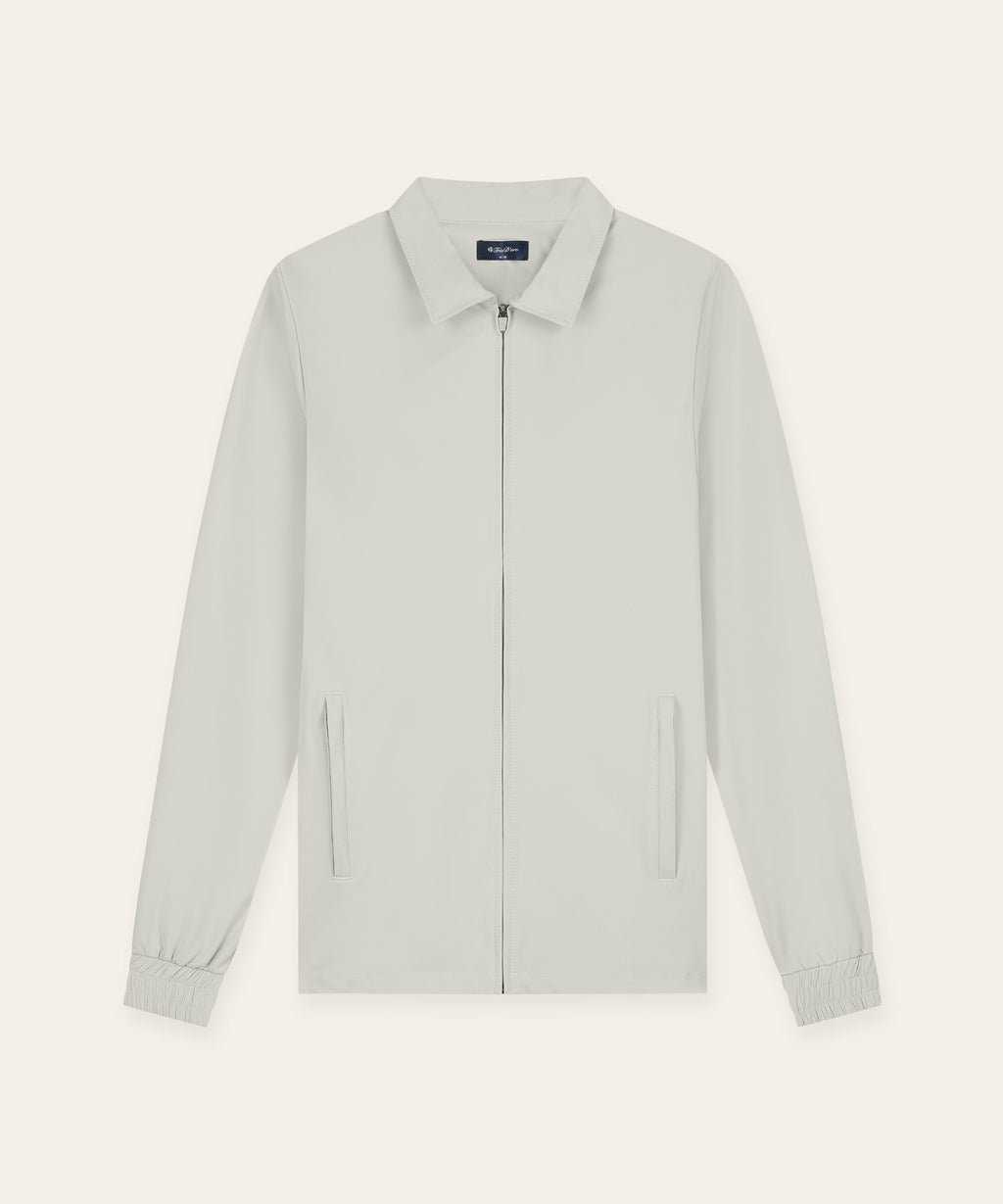 Tracksuit Jacket with Collar | Sand