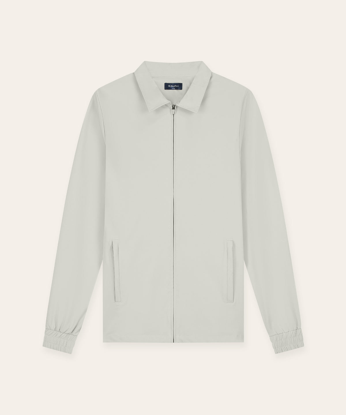 Tracksuit Jacket with Collar | Sand