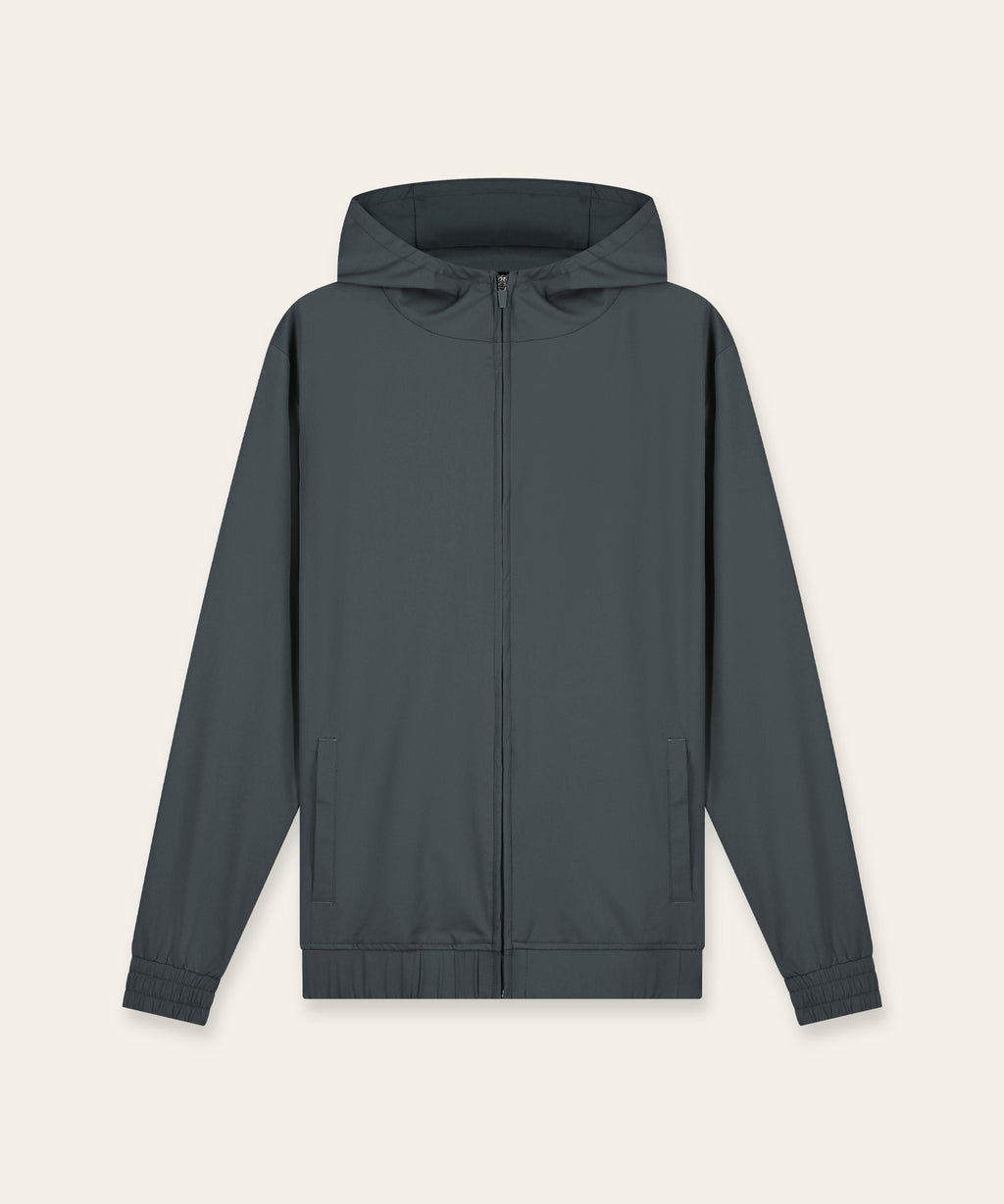 Tracksuit Jacket with Hood | Anthracite
