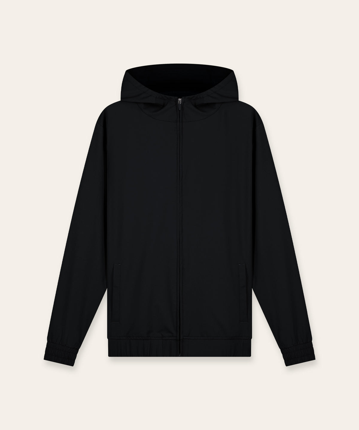 Tracksuit Jacket with Hood | Black