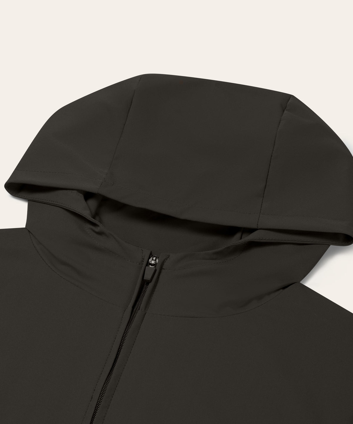 Tracksuit Jacket with Hood | Brown