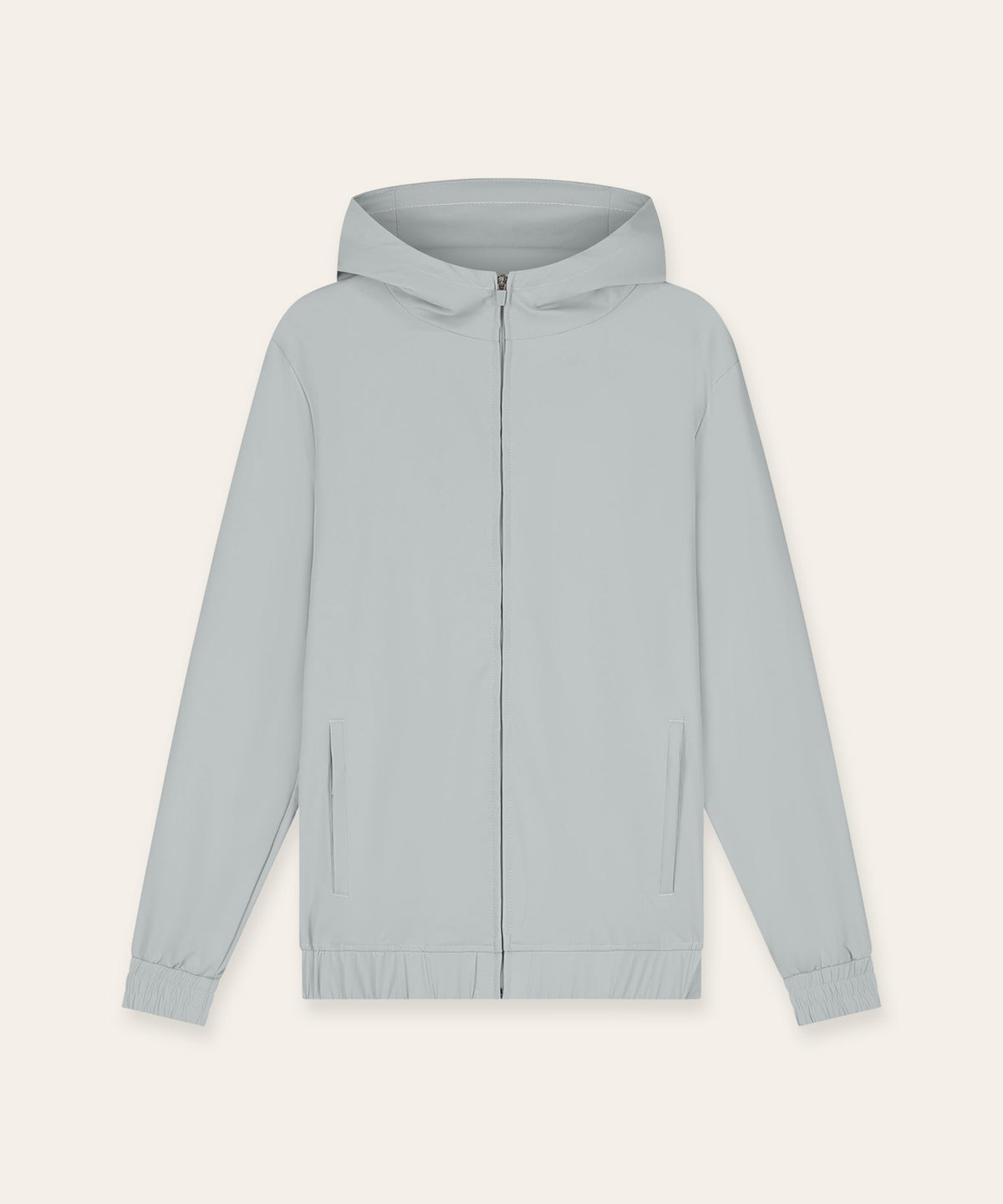 Tracksuit Jacket with Hood | Light Grey