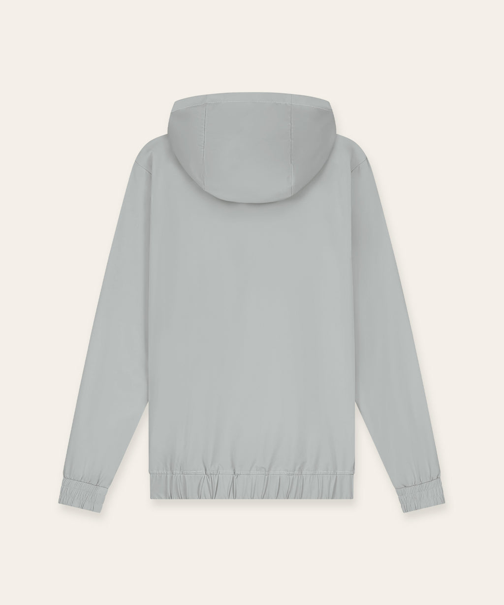 Tracksuit Jacket with Hood | Light Grey