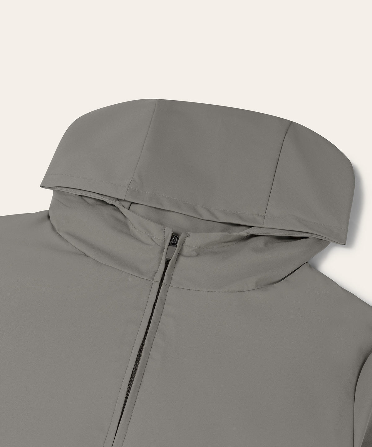 Tracksuit Jacket with Hood | Taupe
