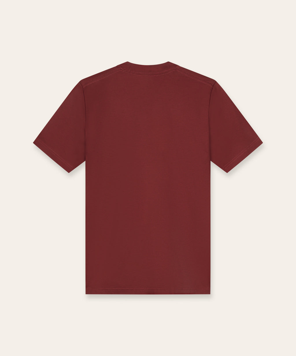 Regular T-Shirt | Bordeaux Red