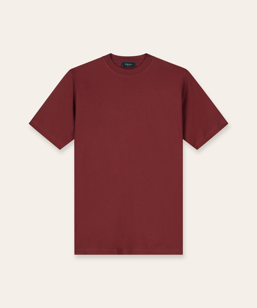 Regular T-Shirt | Bordeaux Red