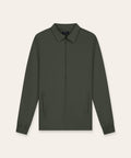Tracksuit Jacket with Collar | Olive