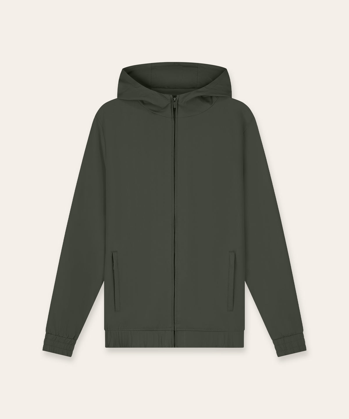 Tracksuit Jacket with Hood | Olive