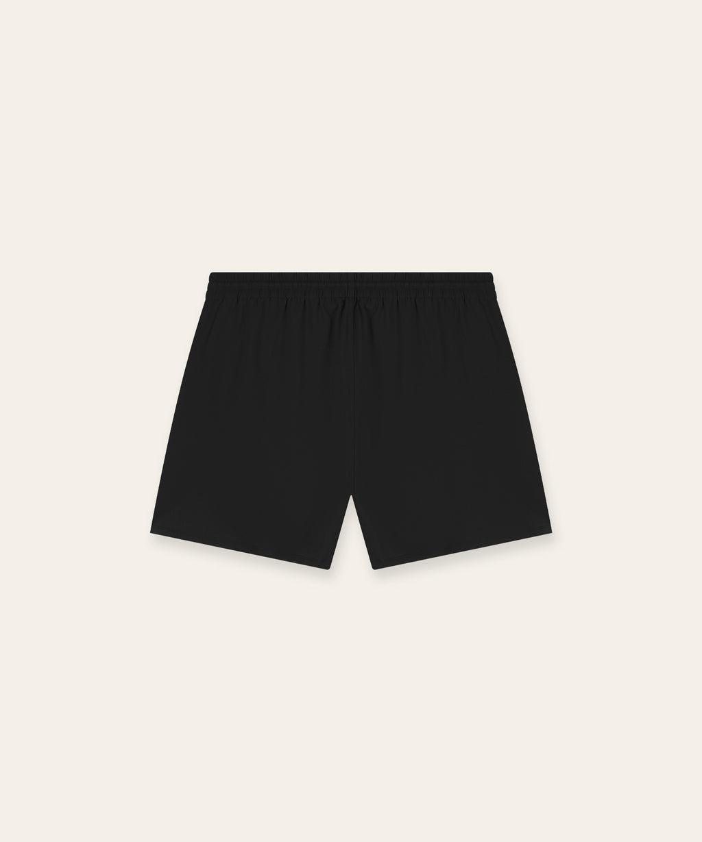 Travel Swimshort Piped | Black