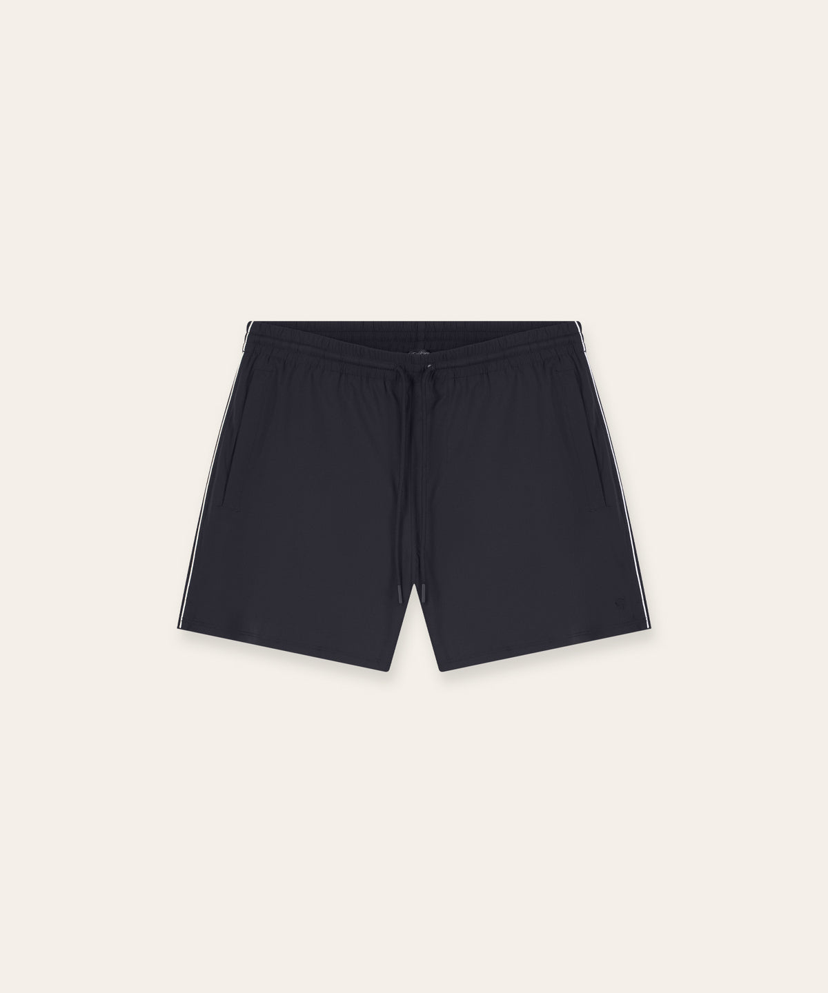 Travel Swimshort Piped | Navy