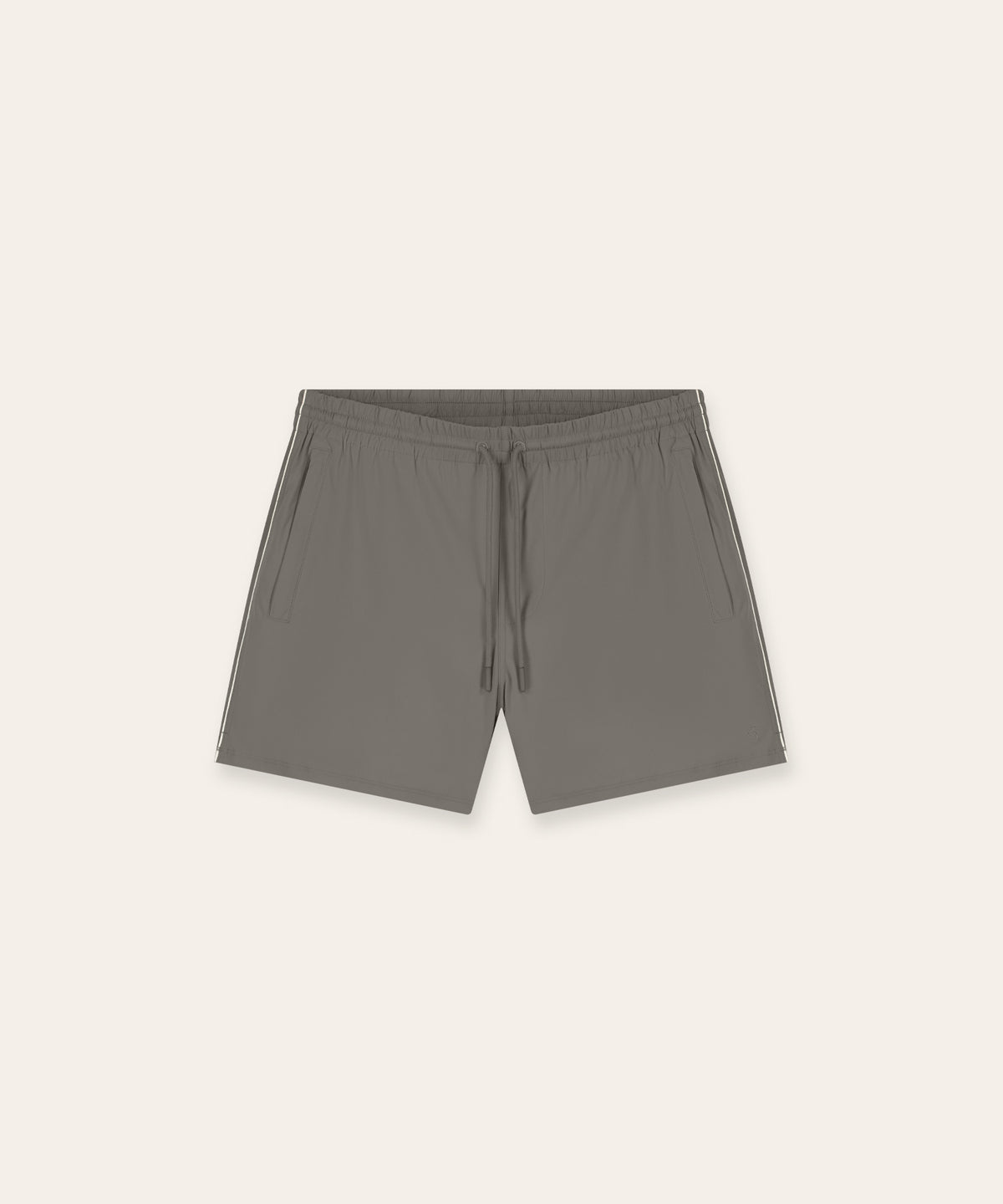 Travel Swimshort Piped | Taupe