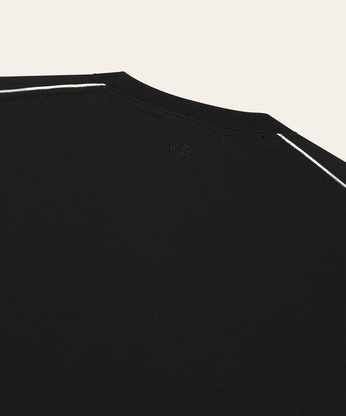 Travel T-Shirt Piped | Black
