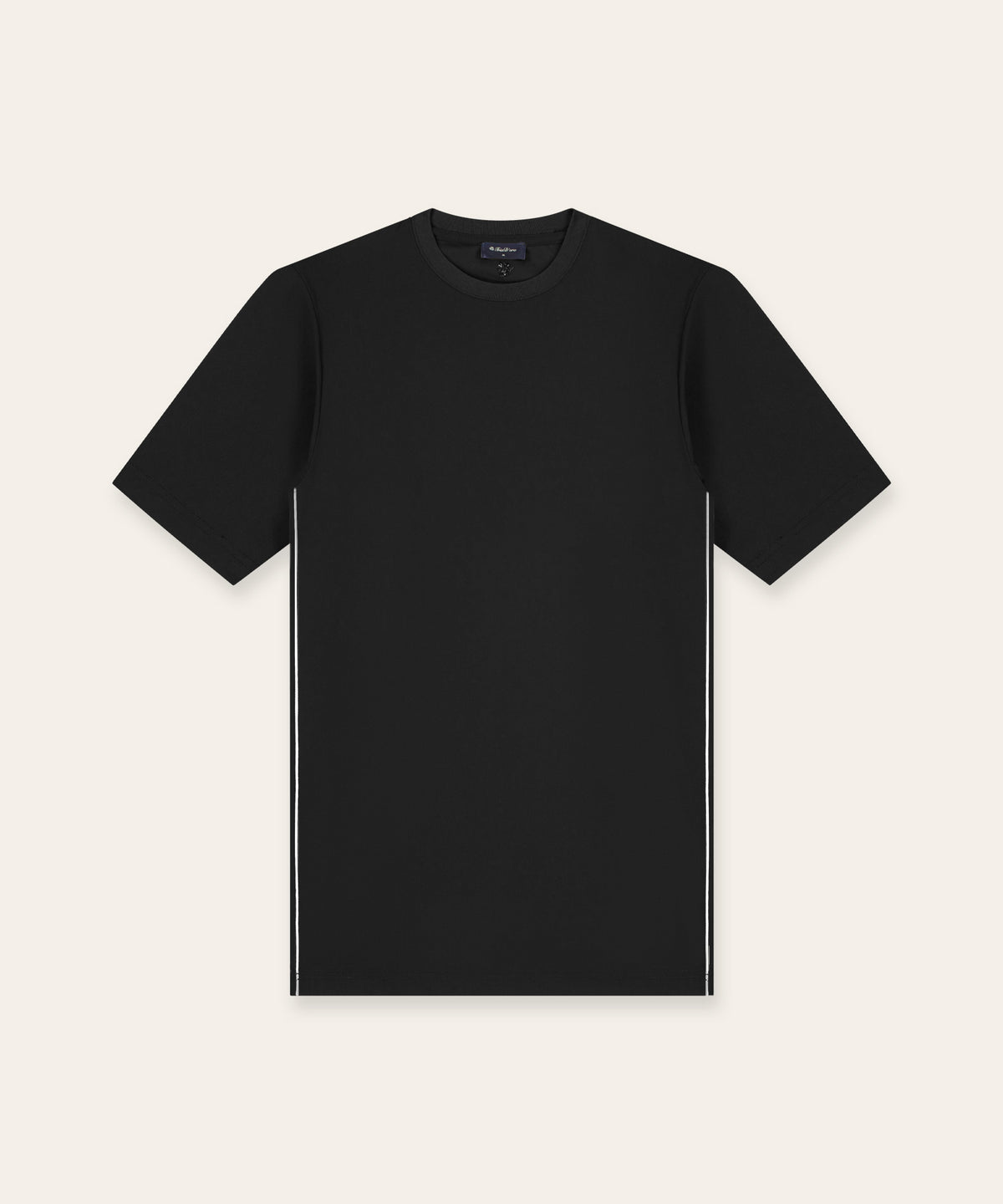 Travel T-Shirt Piped | Black