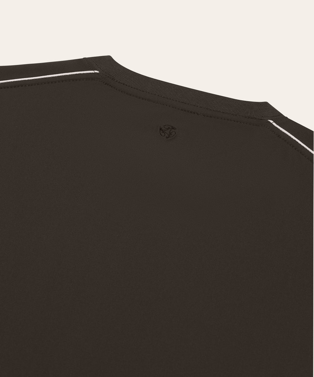Travel T-Shirt Piped | Brown