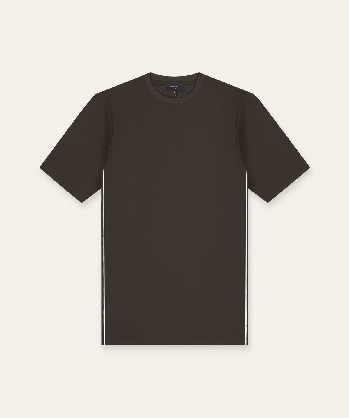 Travel T-Shirt Piped | Brown