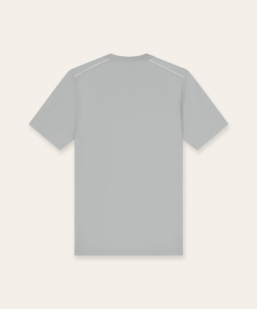 Travel T-Shirt Piped | Light Grey