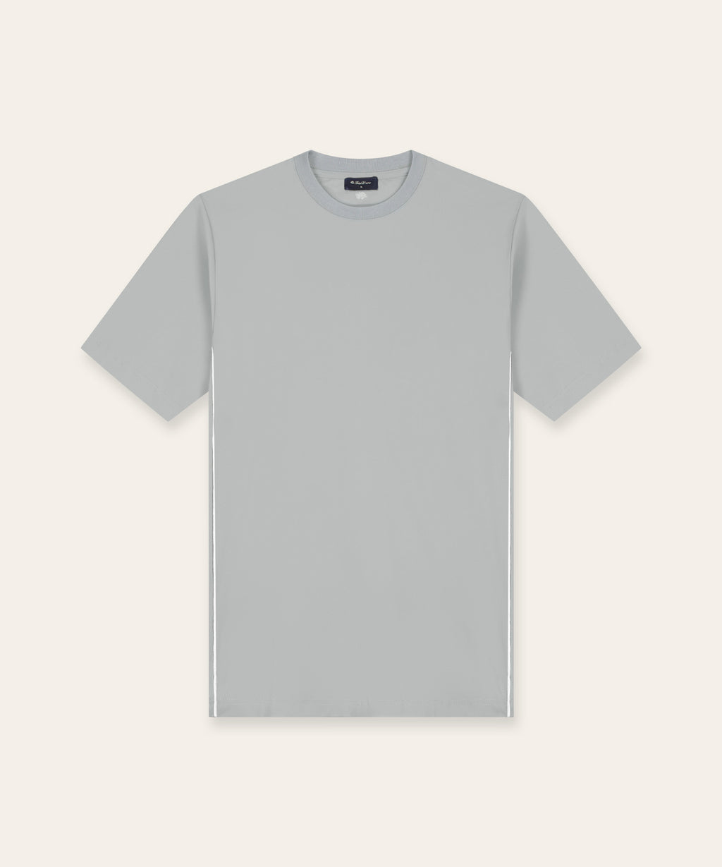 Travel T-Shirt Piped | Light Grey