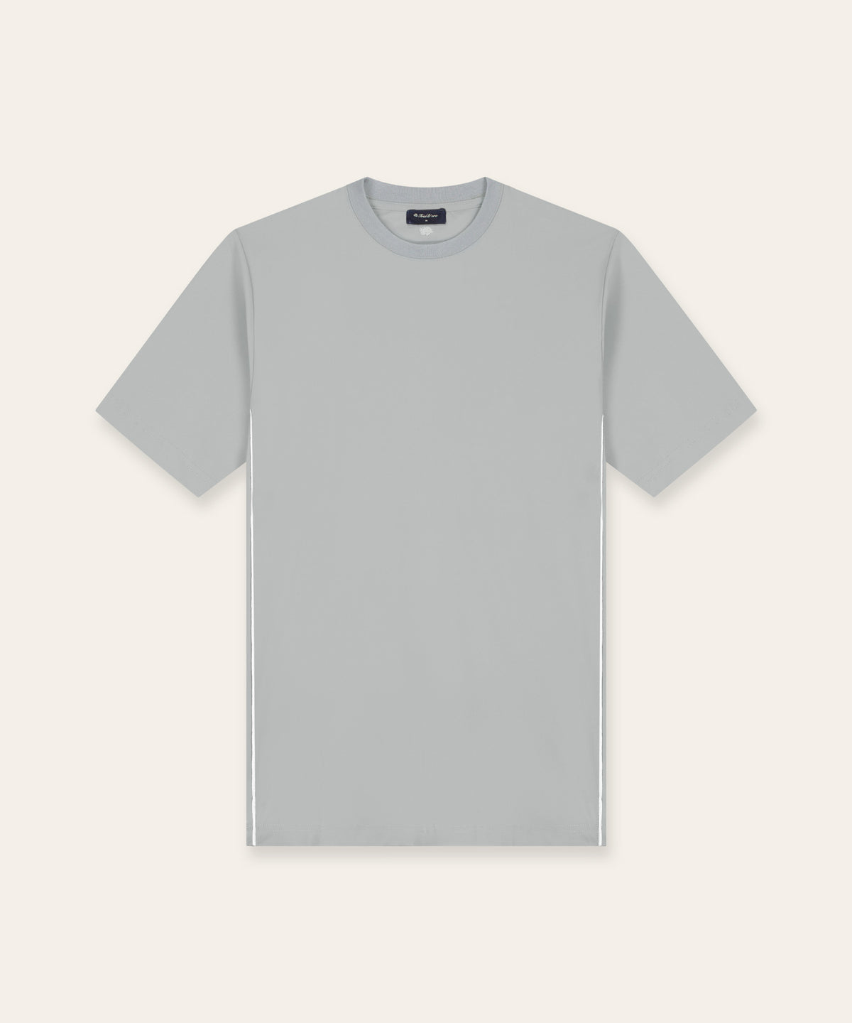 Travel T-Shirt Piped | Light Grey