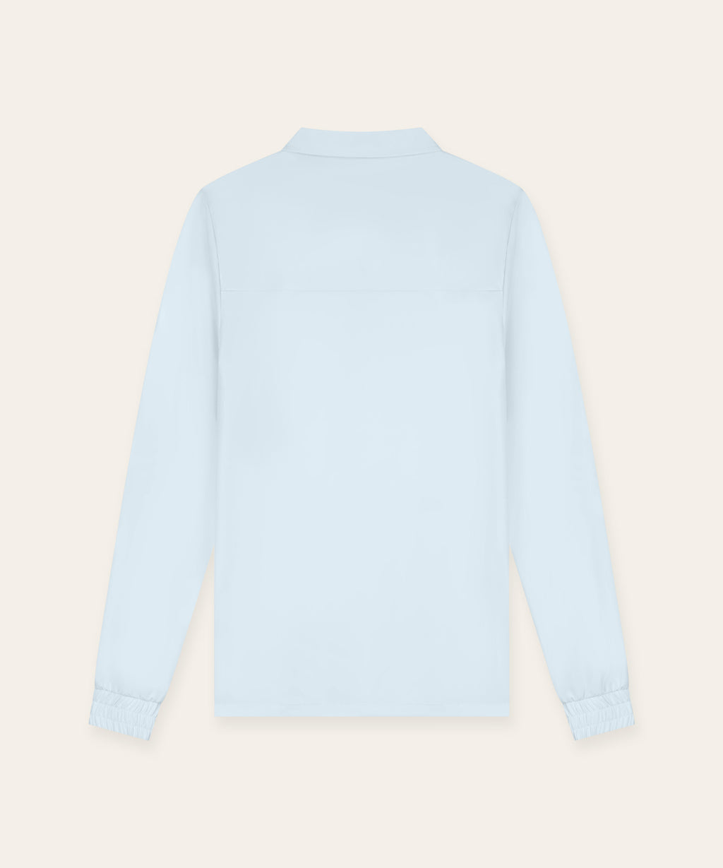 Tracksuit Jacket with Collar | Light Blue
