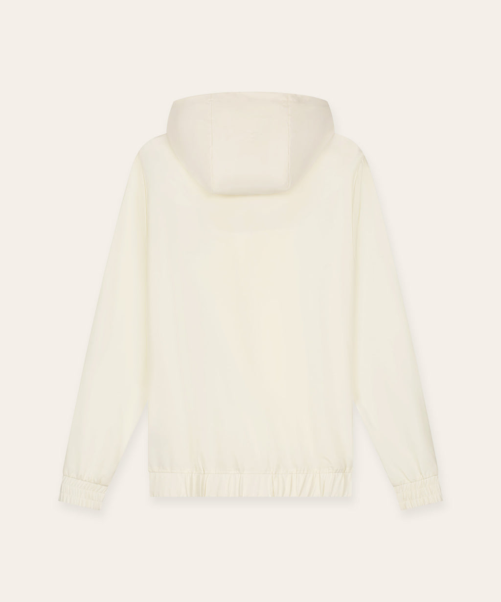 Tracksuit Jacket with Hood | Creme