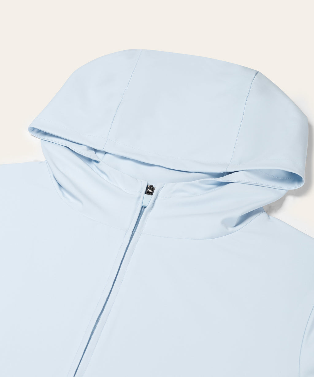 Tracksuit Jacket with Hood | Light Blue