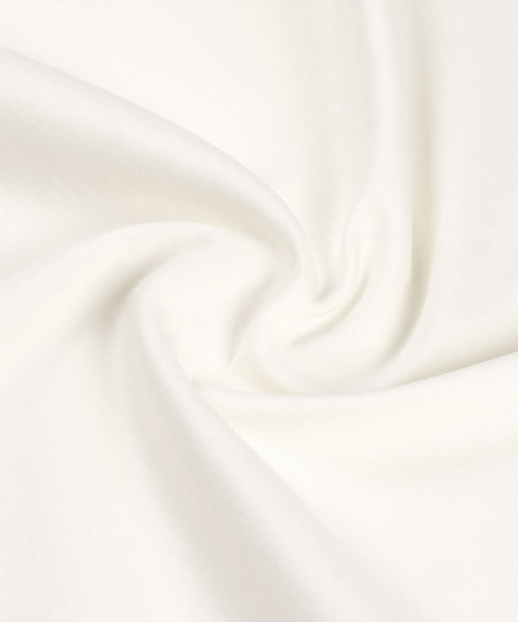 Buttoned Longsleeve Polo | White