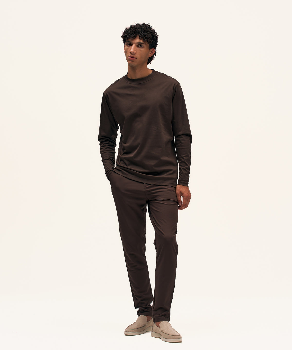 Longsleeve T-Shirt | Brown