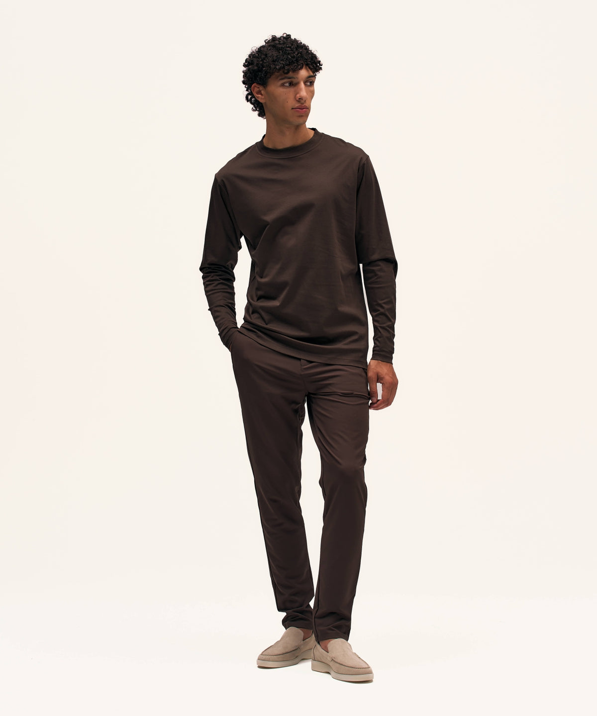Longsleeve T-Shirt | Brown