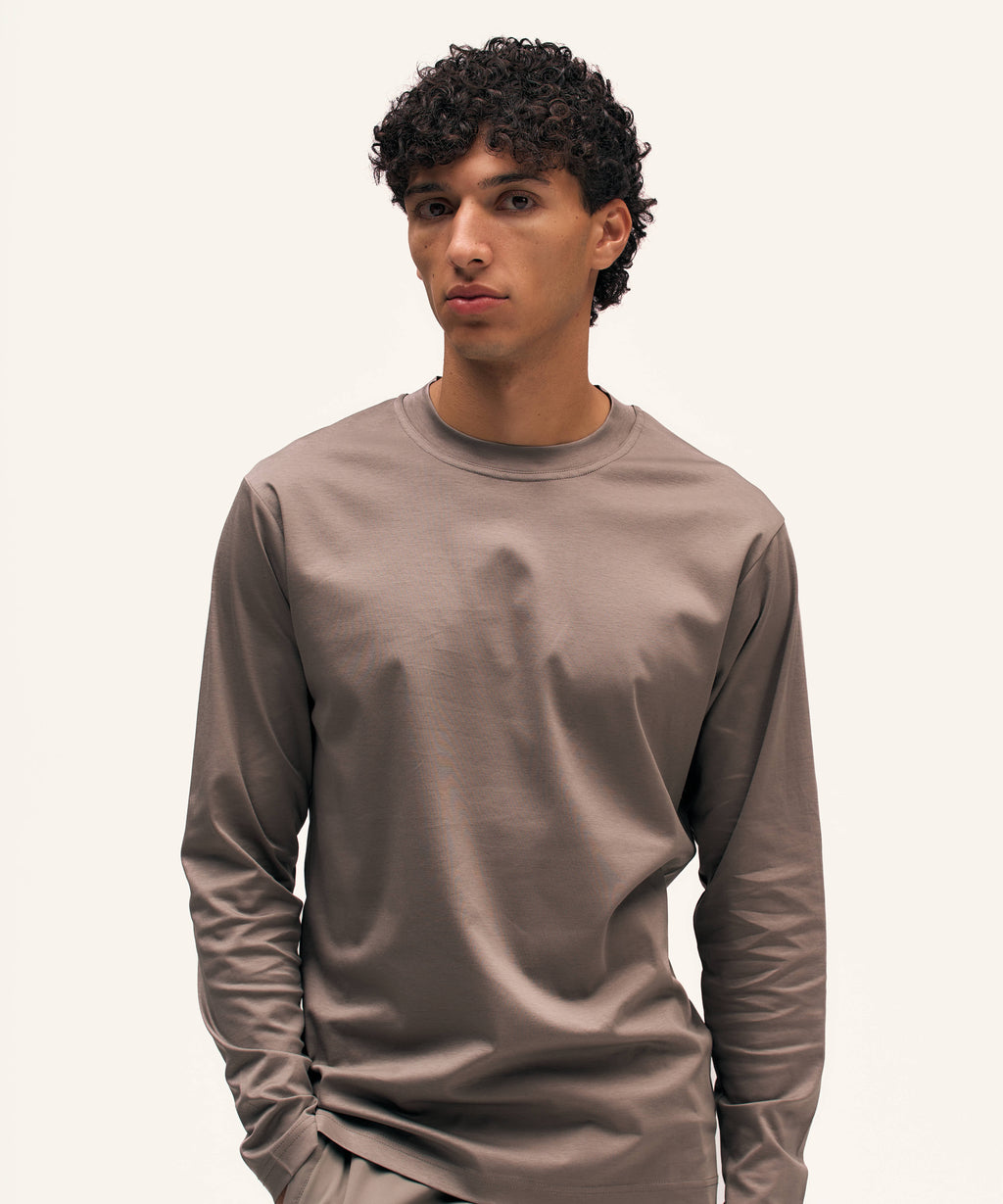 Longsleeve T-Shirt | TaupeNew