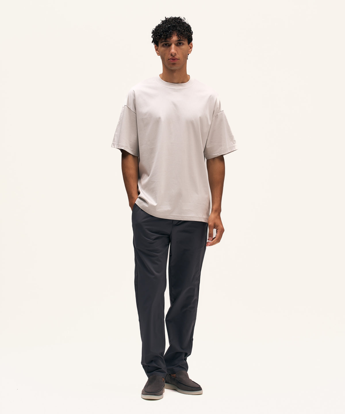 Loose Fit T-Shirt | Light Grey