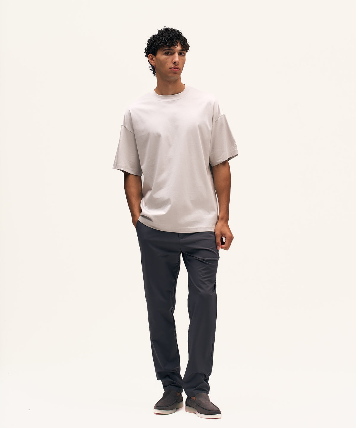 Loose Fit T-Shirt | Light Grey