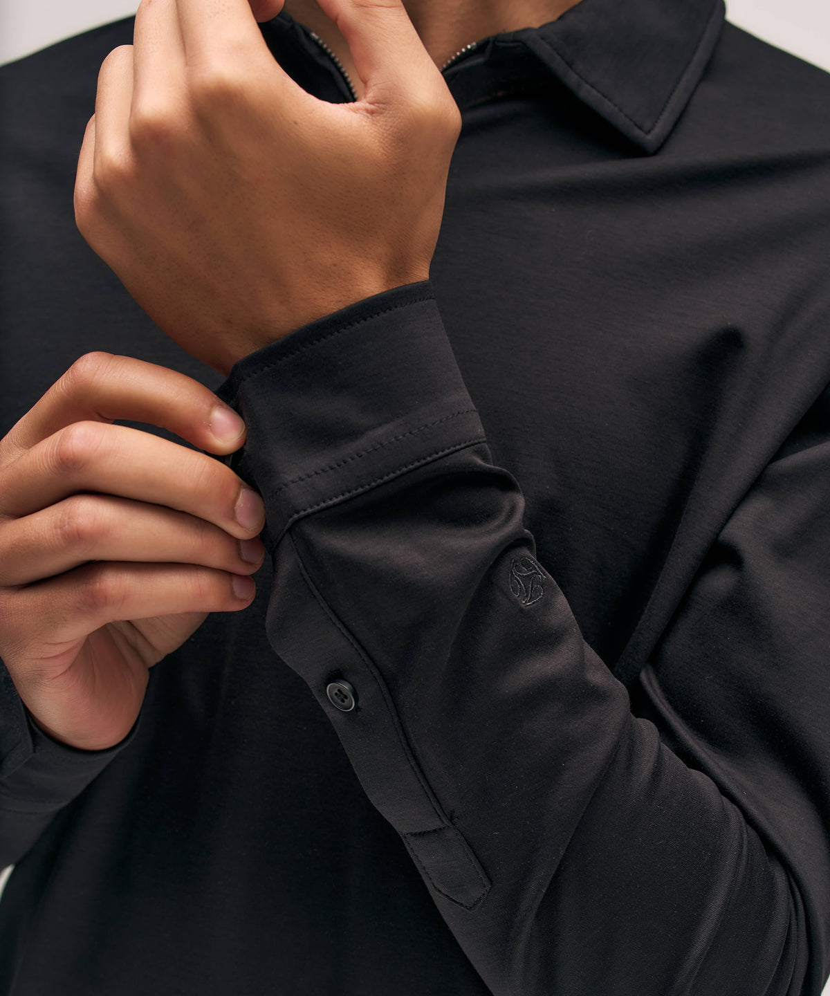 Polo Longsleeve | Black